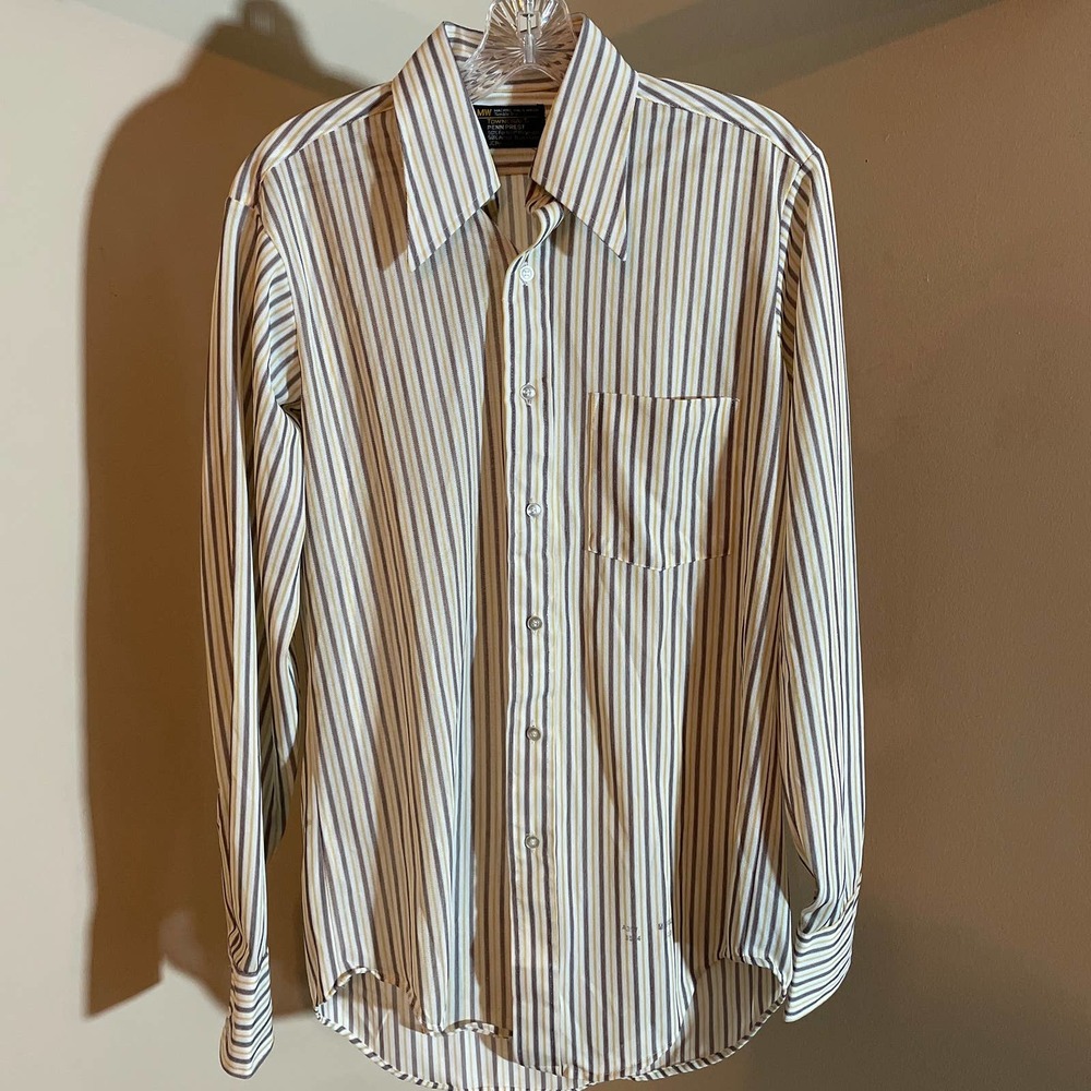 Vintage Towncraft Penn Prest by JCPenney  Men’s Sz M Button Up